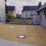 wassergebundene Wegedeckenmaterial KoMex Gelb